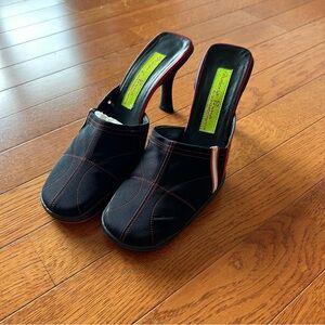 Materia Prima by Goffredo Fantini Black Red Heels